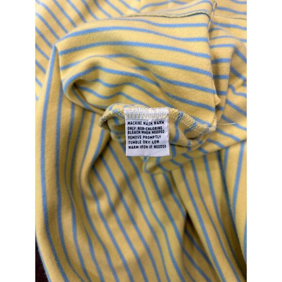 Polo Ralph Lauren Me’s Yellow Blue Striped Polo Shirt Sz XXL - Picture 6 of 8